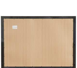 Sunvega Dark Brown Tufted Polyurethane Upholstered King Size Bed Frame