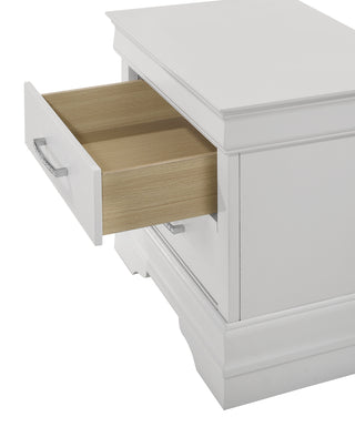 Sunvega Modern Glam Champagne Finish Crystal Diamond Tufted Crocodile Texture Nightstand