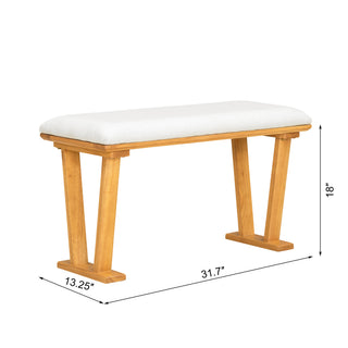 Sunvega Modern Farmhouse Solid Wood Expandable Dining Table with Storage