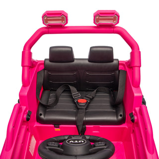 Sunvega 2WD Kids Ride On UTV with 2.4G Remote Control Anti-Collision Bar