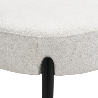 Sunvega Modern Upholstered Accent Chair with Solid Birch Legs for Living Room