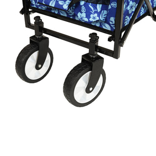 Sunvega Collapsible Foldable Wagon Cart with Colorful Design and Strapping System