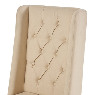 Sunvega Tufted Dining Chairs with High Back and Diamond Stitching Set of 2