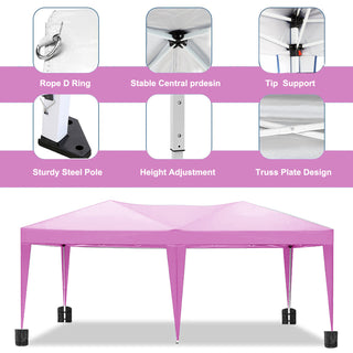 Sunvega 10x20 Pop Up Canopy Tent with 6 Removable Sidewalls and Carry Bag