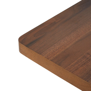 Sunvega 63 Inch Rectangular Dining Table with Farmhouse Pedestal Base