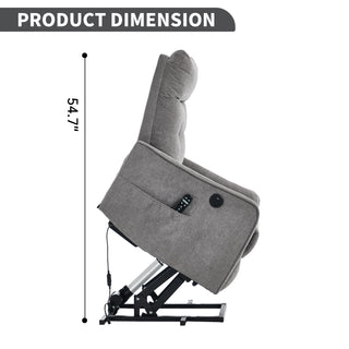 Sunvega Single Motor Power Lift Recliner Chair with Massage and Heat for Elderly