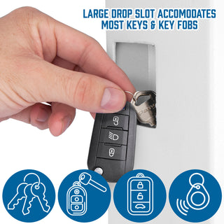 Sunvega Digital Keypad Wall Safe Cabinet for 48 Keys with Pry-Resistant Deadbolts
