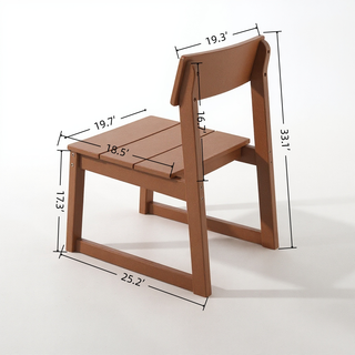 Sunvega Modernist HDPE Outdoor Garden Armchairs with Backrest in Your Choice of Color