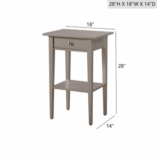 Sunvega Bright Pink Contemporary Nightstand with Durable Construction for Modern Decor