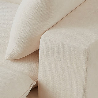 Sunvega Modern Chenille Cloud Sofa with High-Density Sponge Filling for Living Room
