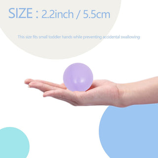 Sunvega 500 Count 2.2 Inch Crushproof Phthalate Free BPA Free Ball Pit Balls for Kids