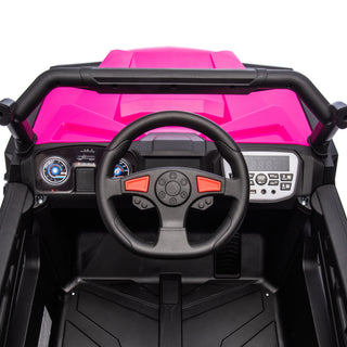 Sunvega 24V 400W Kids Electric UTV with Parent Remote Control and Four-Wheel Suspension