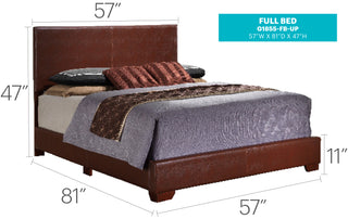 Sunvega Sleek Black Full Bed Frame with Chic Finish for Casual Elegance