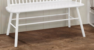 Sunvega Farmhouse Style Black Finish Spindle Back Arm Rest Wooden Chair