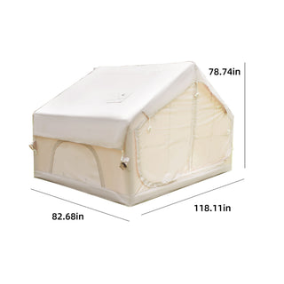 Sunvega 420D Oxford 4 Season Waterproof Windproof Inflatable Camping Tent with Clear Skylight
