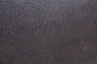 Sunvega Weathered Cherry Finish Bench with PU Leather Cushion and 16" Floor Clearance