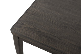 Sunvega Modern Dark Walnut Dining Table with Wegner Legs Engineered Wood