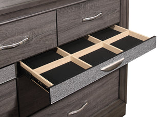 Sunvega Modern 9 Spacious Drawers Dresser with Jewelry Drawer