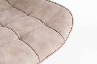 Sunvega Mid-Century Modern Tufted Diamond Pattern Upholstered Swivel Dining Chair