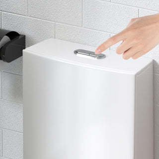 Sunvega Modern Fan-Shaped Design One-Piece Toilet with Dual Flush and Soft Close Seat