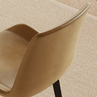 Sunvega PU Leather Dining Chairs with Ergonomic Design for Home and Office Use