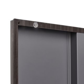 Sunvega Folding Metal Storage Cabinet with Locking Doors and Adjustable Shelf for Home Office