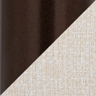 Sunvega Renee Contemporary Chair with Cream Noise Fabric and Copper Metal Legs