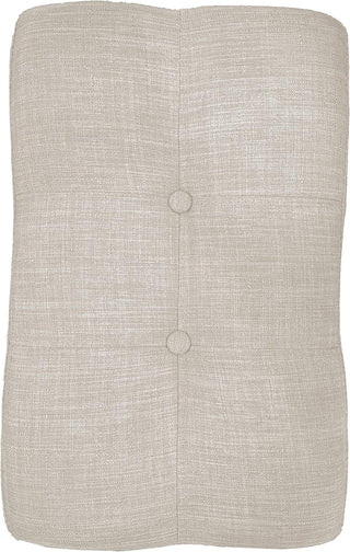 Sunvega Transitional Wood Counter Stool Set of 2 with Upholstered Linen Fabric Cushion