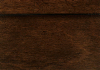 Sunvega Brown Wooden Dresser with Six Drawers and Metal Hardware