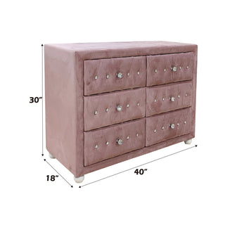 Sunvega Stylish Upholstered Fabric Chest with Arched Headboard and Drawers
