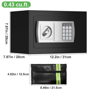 Sunvega Compact Key And Password Safe For Money Documents And Valuables