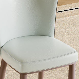 Sunvega Modern PU Leather Dining Chair with Ergonomic Comfort Design for Home and Office