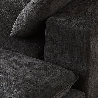 Sunvega Modern Chenille Cloud Sofa with High-Density Sponge Filling for Living Room