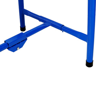 Sunvega Foldable Work Bench with Steel Frame and Wooden Panel for Workshop Garage