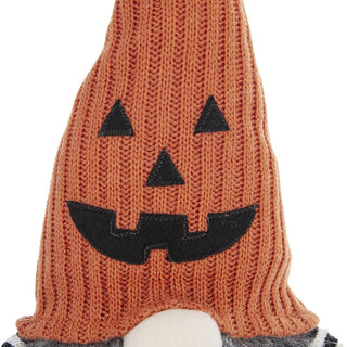 Sunvega Handcrafted 4.3x4x26.8 Inch Fabric Sitting Black Gnome With Broomstick