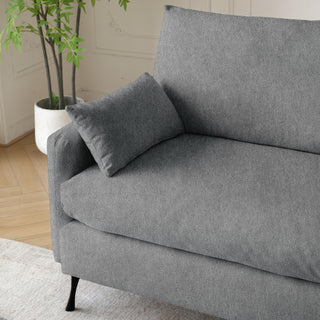Sunvega Deep 3-Seater Cloud Couch with Thickened Cushions and Pillows for Living Room
