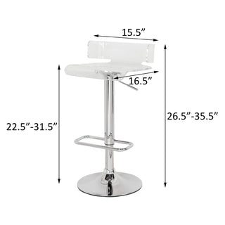 Sunvega Adjustable Swivel Stool with 360 Degree Rotation and Gas Lift
