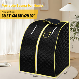 Sunvega Portable Personal Steam Sauna with Remote Control for Detox Relaxation and Weight Loss
