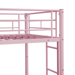 Sunvega Metal Bunk Bed with Trundle for Modern Space Saving Bedroom