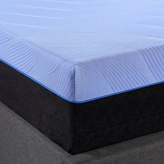 Sunvega 12 inch Hybrid Cooling GelCare Memory Foam and Coil Mattress Queen Size