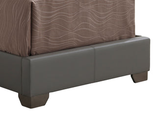 Sunvega Sleek Black Full Bed Frame with Chic Finish for Casual Elegance