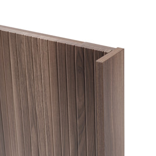 Sunvega Modern Farmhouse Queen Headboard with Realistic Wood Grain and 3D Carving