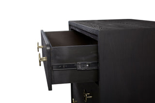 Sunvega Peppercorn Finish 5 Drawer Chest with Cedar and Felt Lining