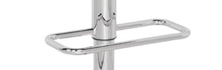 Sunvega Adjustable Swivel Stool with Low Backrest and Acrylic Seat