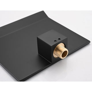 Sunvega Wall Mount Waterfall Tub Filler with Rough in Valve and High Flow Spout
