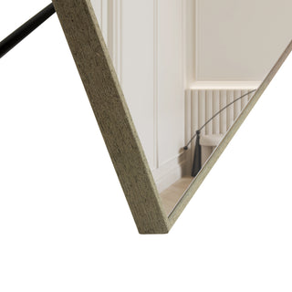 Sunvega Full Length Mirror with Solid Wood Frame Shatterproof Glass for Bedroom