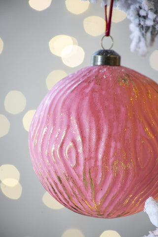 Sunvega Glass Glitter Painted Christmas Ball Ornaments Set of 12 for Holiday Decor
