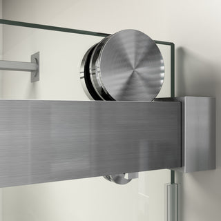 Sunvega Soft-Closing Single Sliding Frameless Shower Door 56-60" W x 76" H