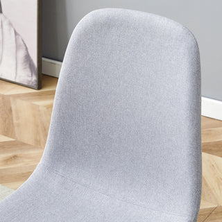 Sunvega Modern Medieval Style Dining Chairs with Velvet Cushions and Golden Metal Legs