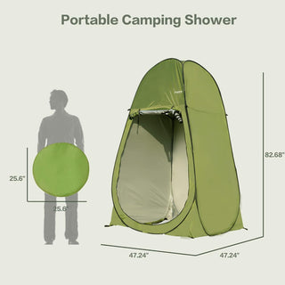 Sunvega 7FT Instant Pop Up Privacy Shower Tent with Water-Repellent UPF 40+ Material